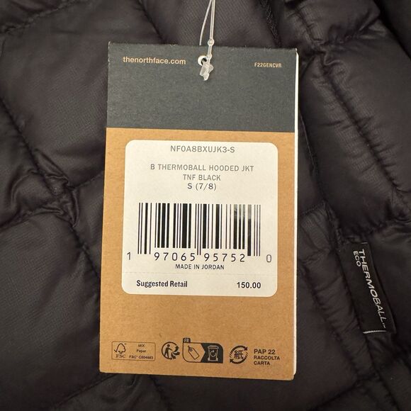 The North Face Kids Thermoball Hooded Jacket - Picture 4 of 10